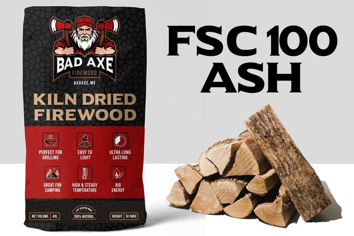 40L Sack of Ash Firewood - BBQ DXB