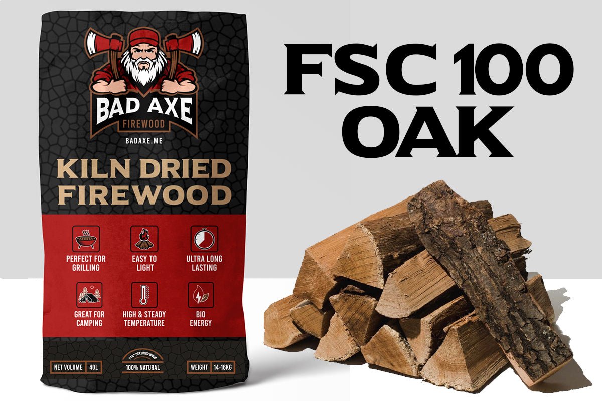 40L Sack of Oak Firewood - BBQ DXB