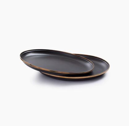 Enamelware Dining Collection - Charcoal - BBQ DXB