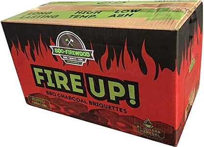 Fired Up! 10KG Cocoshell Charcoal Briquette - BBQ DXB