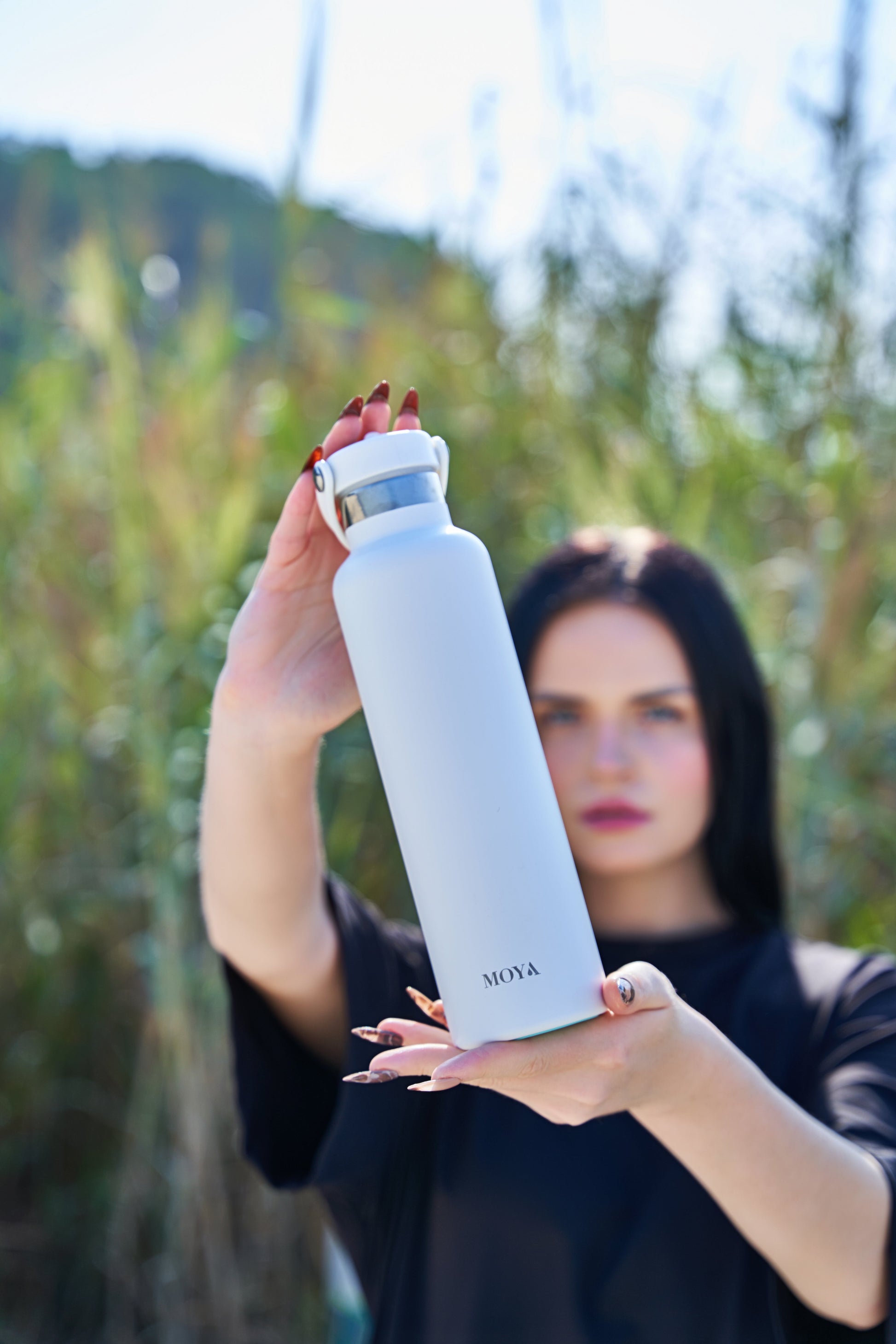 Moya "Black Sea" 700ml Insulated Sustainable Water Bottle - BBQ DXB