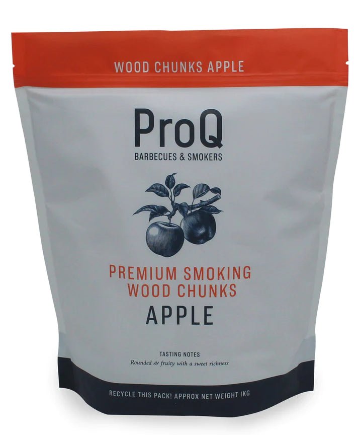 ProQ wood chunks Bundle of 4 (Apple, Cherry, Hickory,Maple, Oak) - BBQ DXB
