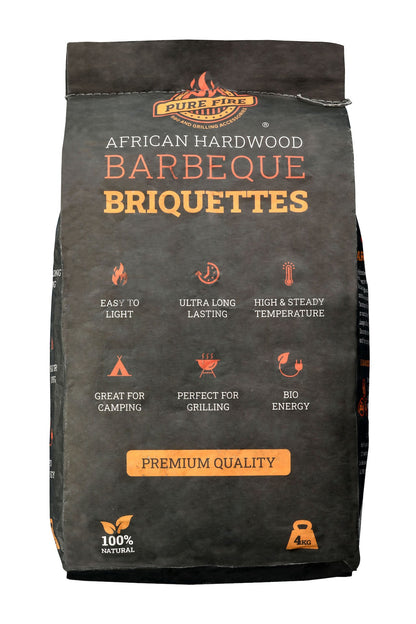Purefire 4kg Charcoal Briquettes - BBQ DXB