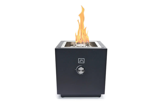 Qube - Portable Gas Fire Pit with Dual-Tank Technology - BBQ DXB