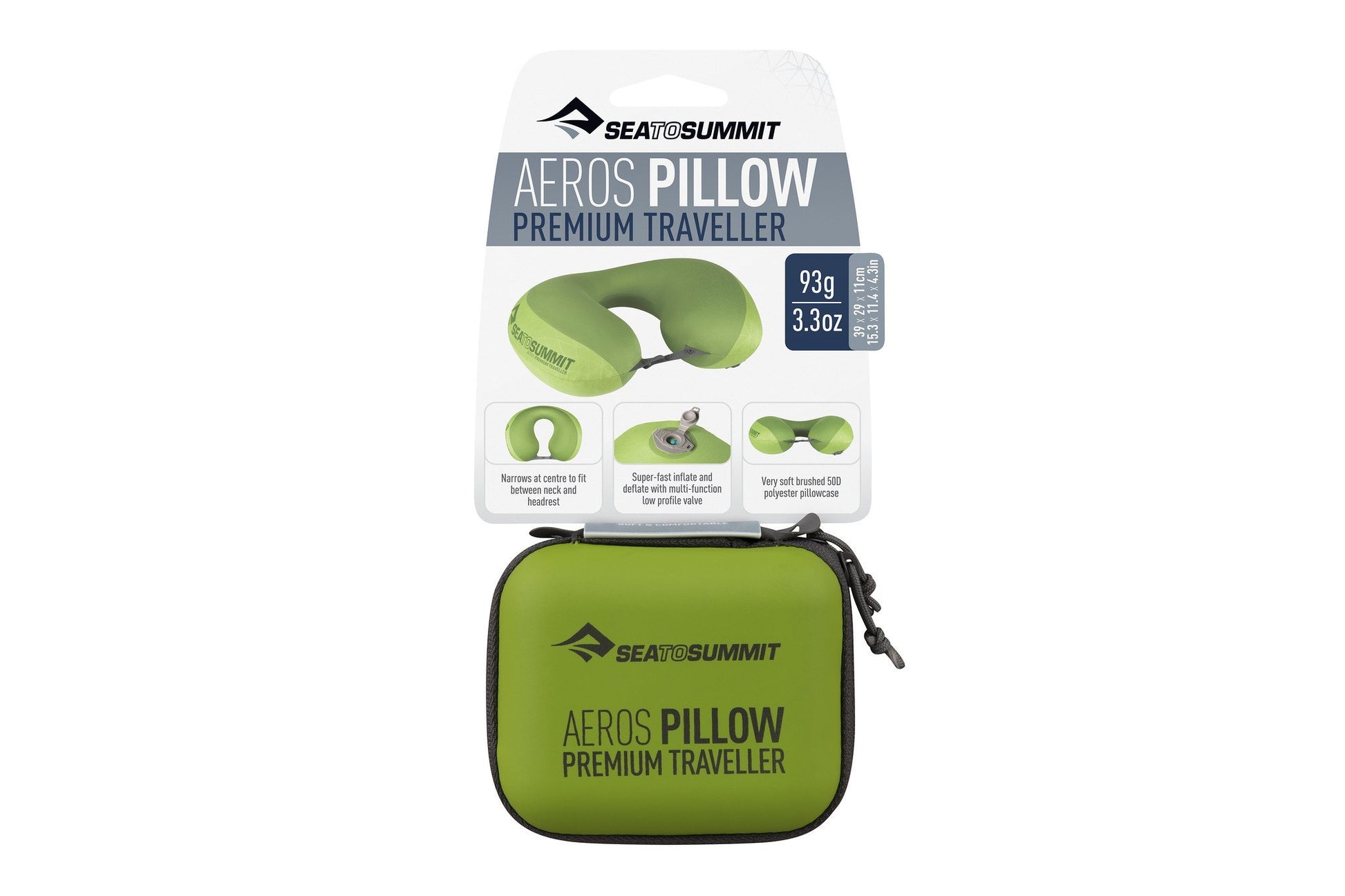 S2S Aeros Premium Pillow Traveller Lime - BBQ DXB