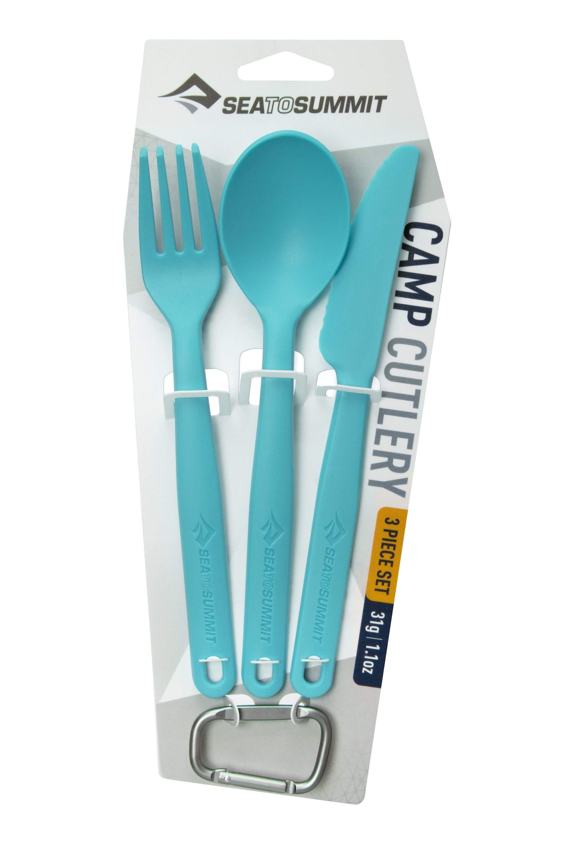 S2S Camp Cutlery Set 3 piece Pacific Blue - BBQ DXB
