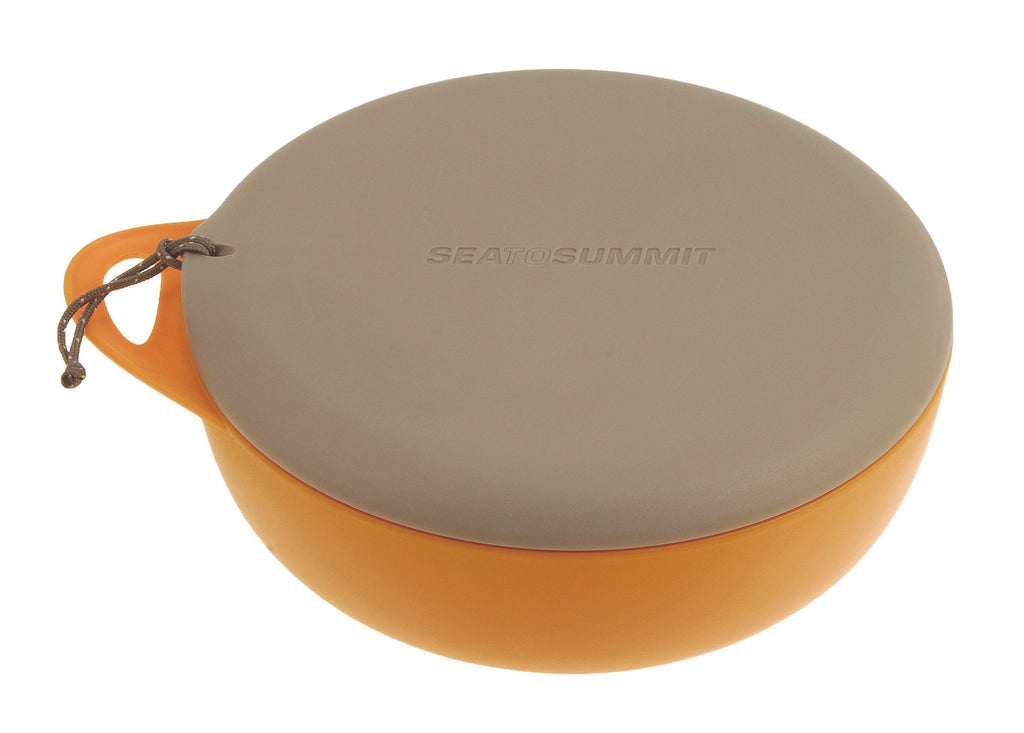 S2S Delta Bowl With Lid -Orange - BBQ DXB