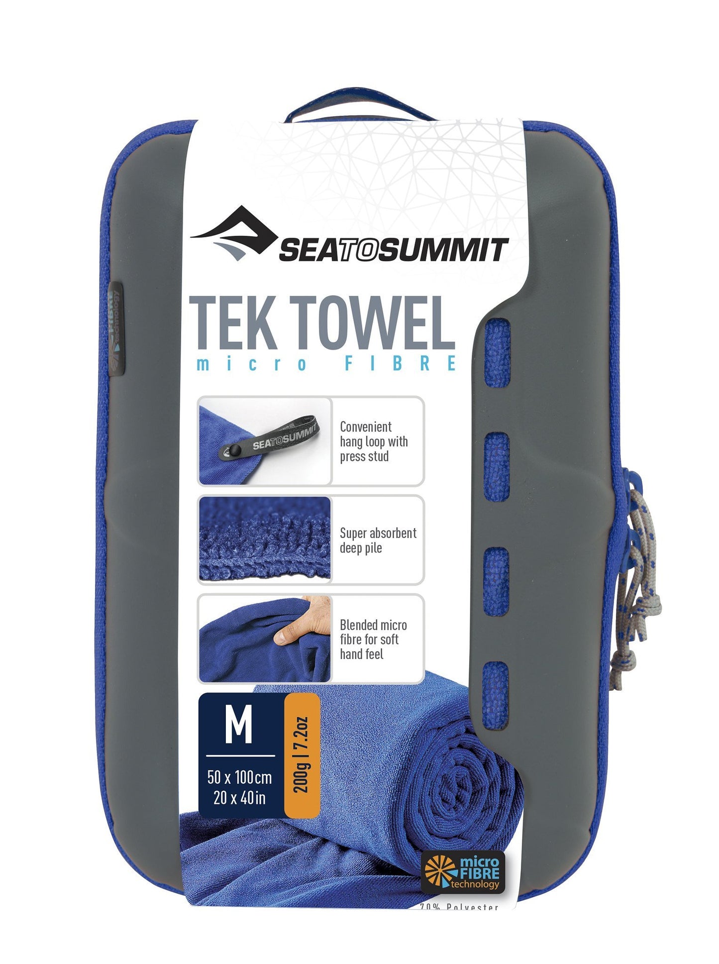 S2S Tek Towel M Cobalt 50cm x 100cm - BBQ DXB
